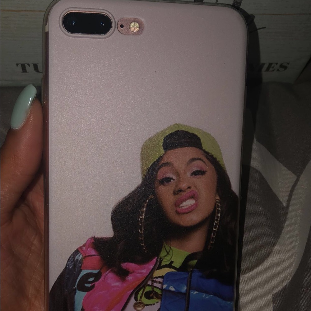 cardi b iphone 7/8 plus case